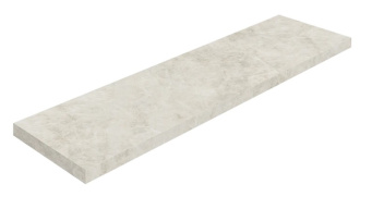 Ступень Лирика Уайт 33x120 угловая левая