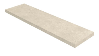 Ступень Тиволи Уайт 33x120 угловая правая