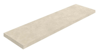 Ступень Тиволи Уайт 33x120 угловая левая