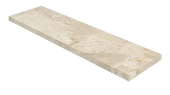 Ступень Вивальди Уайт 33x120 угловая правая