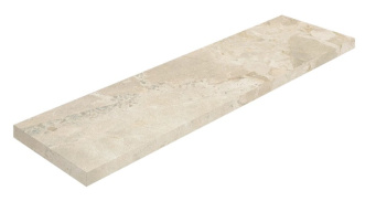 Ступень Вивальди Уайт 33x120 угловая левая